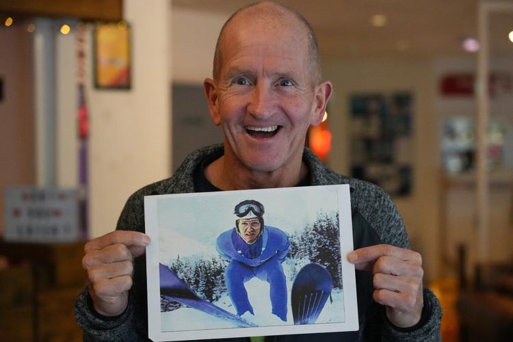 Stage jitters replace fear of falling in ‘Eddie the Eagle’s’ latest act