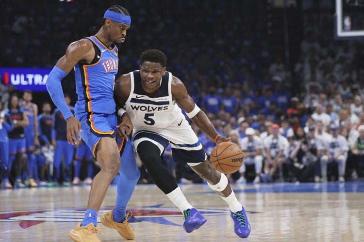 Shai Gilgeous-Alexander scores 34 as Thunder top Wolves 124-94 to reach NBA Finals