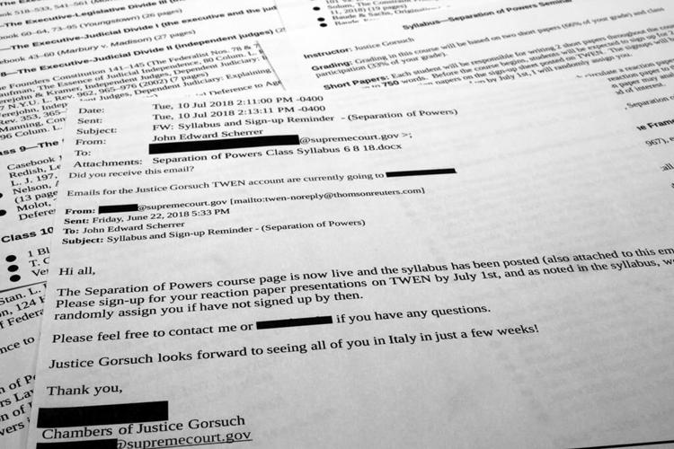 Justices teach when the Supreme Court isn't in session. It can double as an all-expenses-paid trip