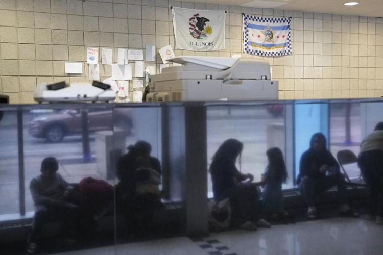 Chicago to move migrants from police stations to tent camps before winter under mayor's plan
