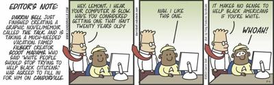 Cartoonists criticize 'Dilbert' creator over racist remarks