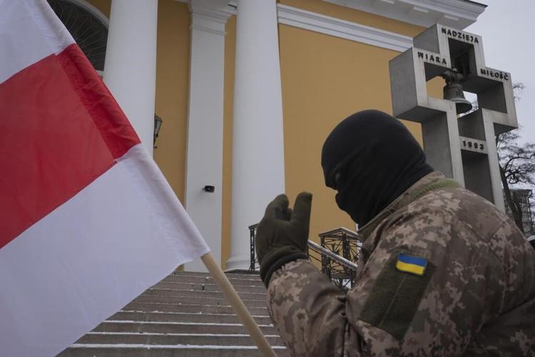 Funeral held for Belarusian activist killed in Ukraine