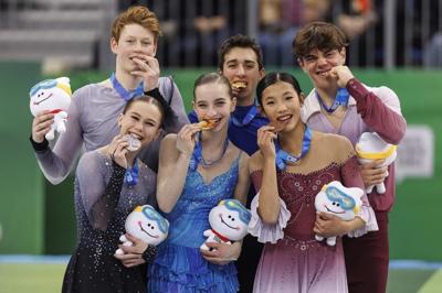 Figure skaters Behnke and Sauve to serve as Canadian flag-bearers at Youth Olympics