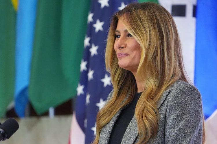 Melania Trump hosts world counterparts and tech reps to discuss children, education and technology
