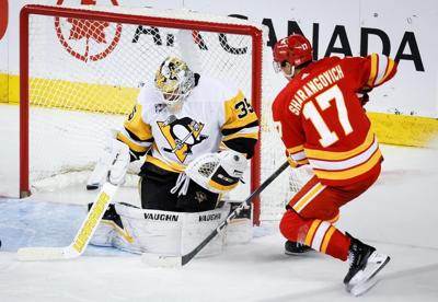 Calgary Flames forward Yegor Sharangovich injured to start season