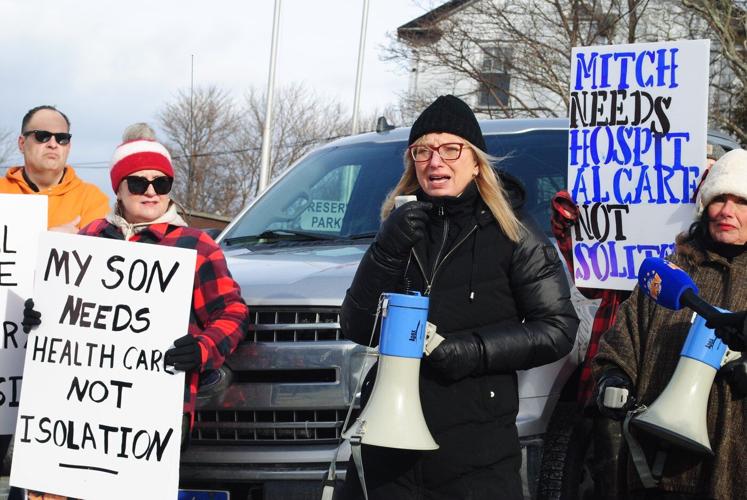 Protesters at Newfoundland's largest jail demand care for inmate said to be in crisis
