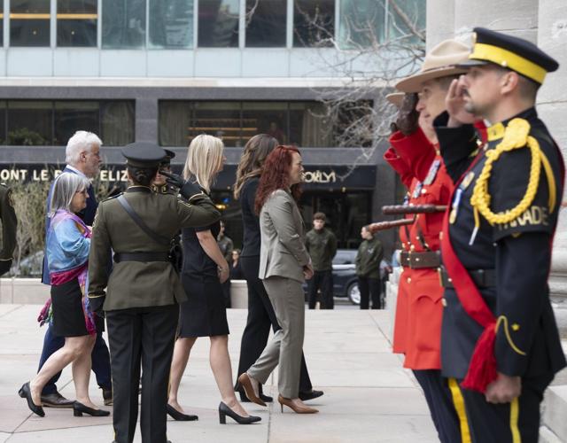 Photo Gallery: Memorial held for Quebec investigator killed in a collision