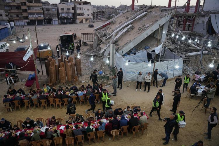How one displaced family in Gaza is observing Ramadan's first day under a fragile ceasefire deal