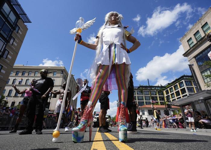 AP PHOTOS: World Pride gathers LGBTQ+ advocates in Washington for 50th anniversary