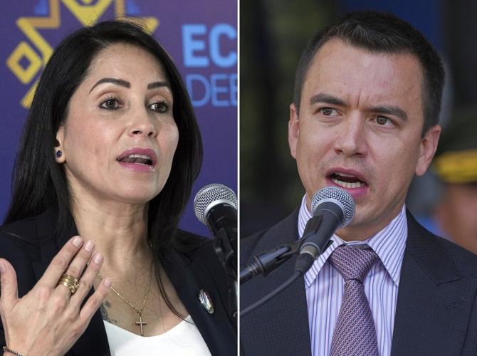 Ecuador's incumbent president and a leftist lawyer again vie for the top job in election runoff