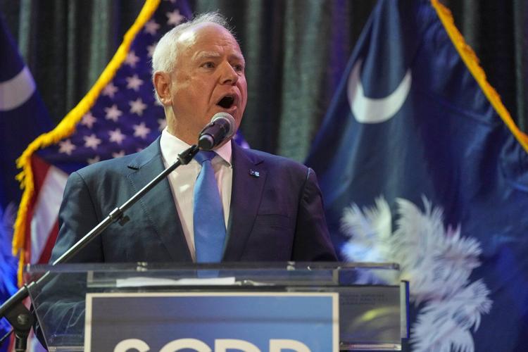 Minnesota Gov. Tim Walz's next move: Energizing Democrats in South Carolina and California