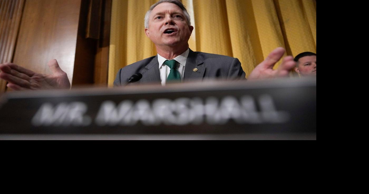 Sen. Roger Marshall sought funding to address a water shortage. The ...