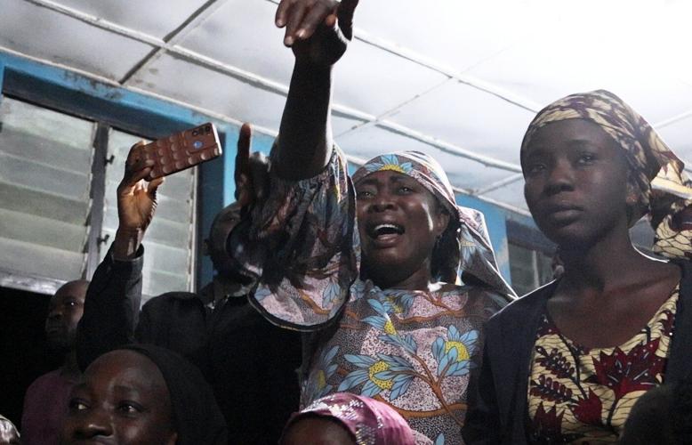 Nigerian children reunite with their parents after being released from abduction