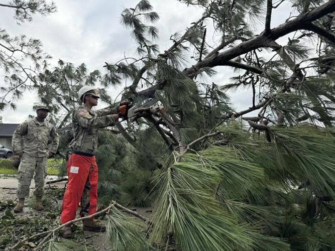 Francine weakens and moves inland after lashing Louisiana