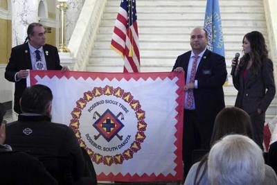 Tribal flags celebrated at South Dakota Capitol, but one leader sees more still to do