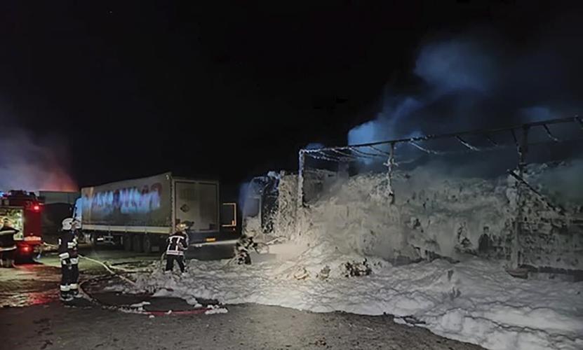 Russian drone strikes on Odesa hit port area and cut off ferry service to Romania