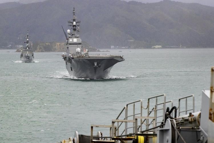Japanese warships visit New Zealand's capital for the first time in a half-century
