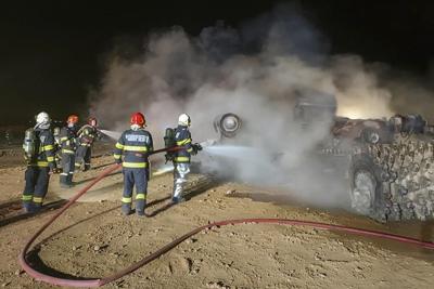Gas explosion and fire at highway construction site in Romania kills 4 and injures 5