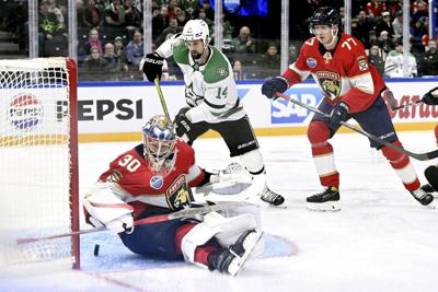 NHL roundup: Panthers top Stars to sweep two-game series in Finland