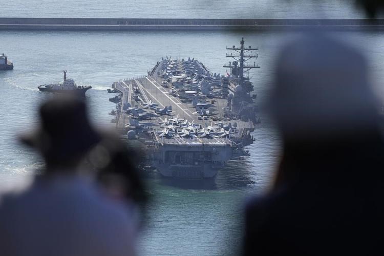 NKorea launches 2 missiles toward sea after US-SKorea drills