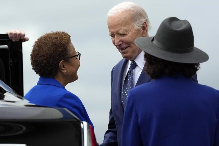 Biden tells California supporters to stay focused on what's at stake in reelection battle