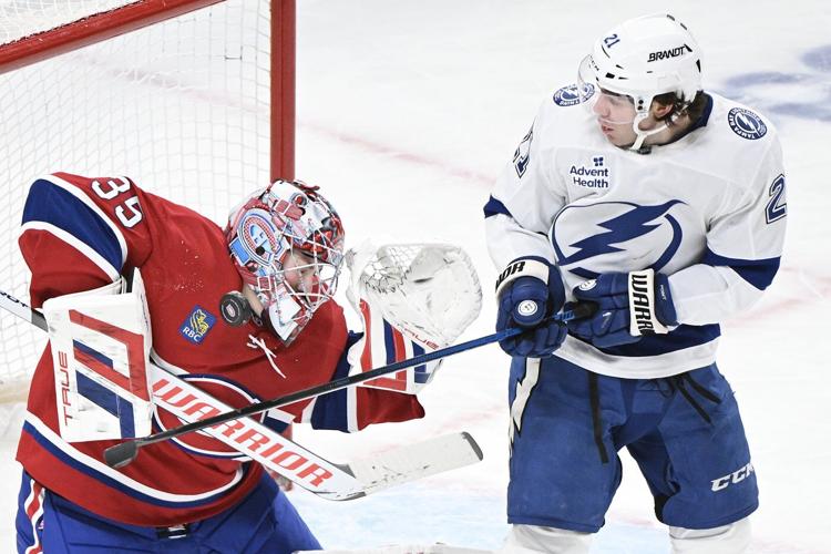 Jake Evans scores late winner as Canadiens complete 3-2 comeback over Lightning