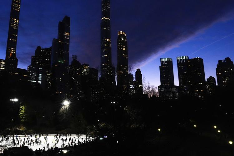 AP PHOTOS: The iconic and unconventional sides of Christmas in New York