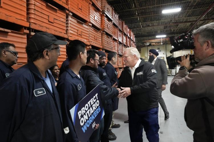 Health care, tax cuts and Highway 401 tunnel focus of Ontario campaign trail