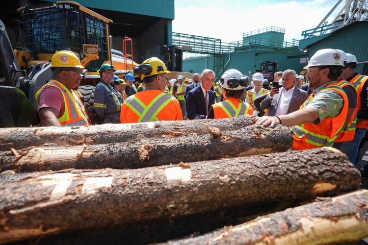Photo Gallery: Carney promises supports for forestry sector