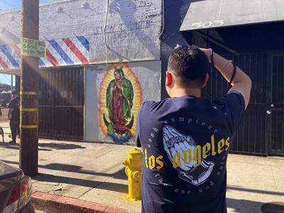 Advocates chronicle LA's Virgin of Guadalupe street art