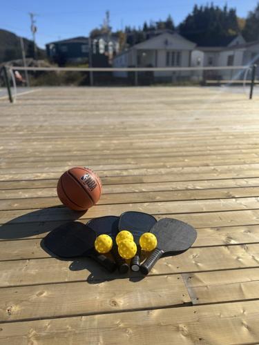 Pickleball court in heart of Newfoundland fishing history is only accessible by boat