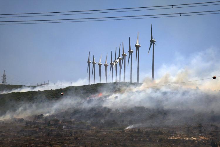 New wildfire in Greece prompts evacuation while Turkey continues to battle deadly blaze