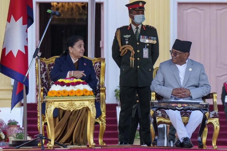 Nepal's new PM takes oath at the helm of fragile coalition