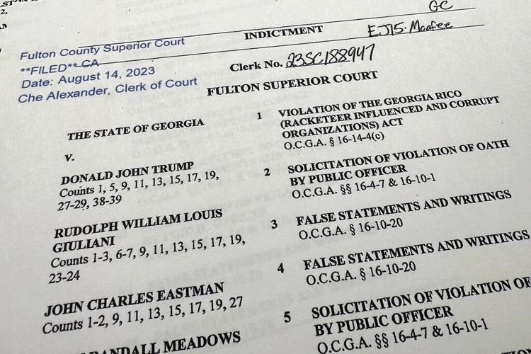 Here's a timeline of events leading up to Donald Trump's indictment in Georgia