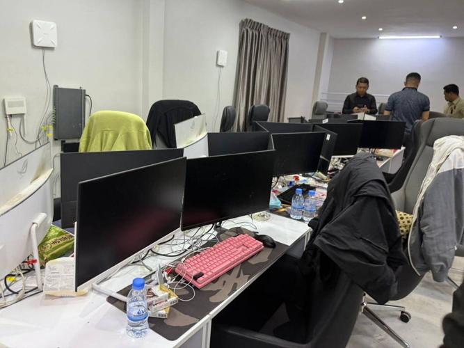 South Korean delegation of lawmakers visits Cambodian site of alleged online scam ring