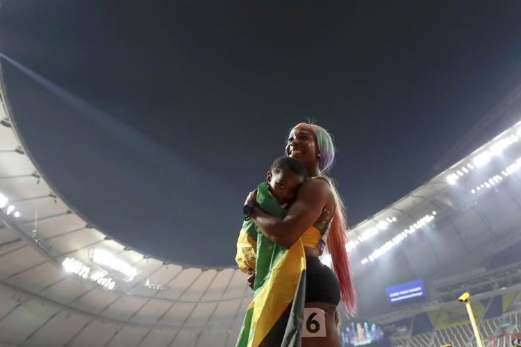 For Fraser-Pryce, the 'Mommy Rocket,' world championships are one last chance to say goodbye
