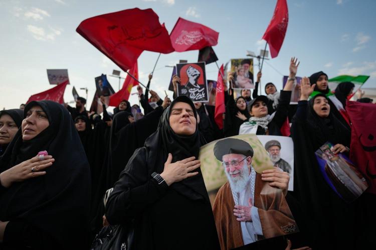 Iran begins a procession through Tehran for Supreme Leader Ayatollah Ali Khamenei's funeral