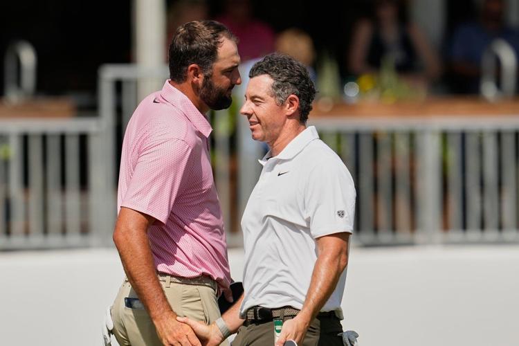 Scottie Scheffler shoots 61, grabs 3-shot lead in Memphis playoff opener