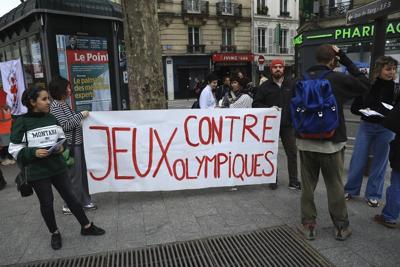 Next frontier in France's protests: Fake Olympic volunteers