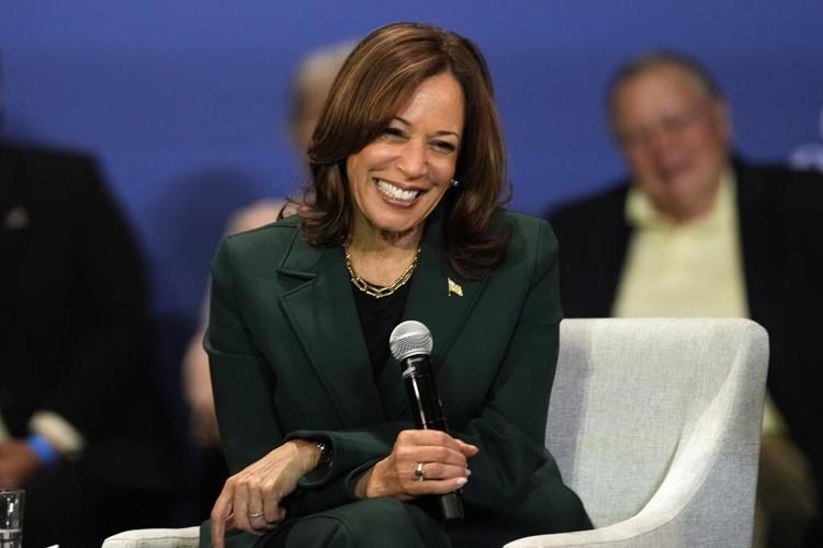 Harris speaks about creating economic opportunity for Latino men; Trump airs familiar grievances
