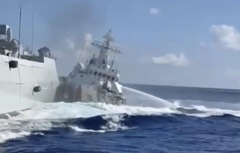 Philippines blames China for ship collision in disputed South China Sea