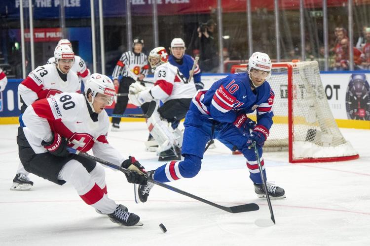 Switzerland shuts out US at ice hockey worlds, Sweden tops Finland and Czechs down Denmark