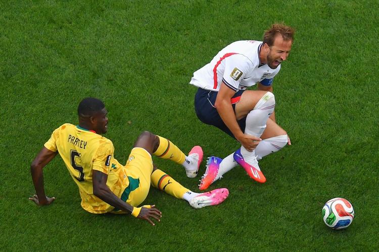 Ghanaian player accused of rape gets back onto the field for World Cup draw against England