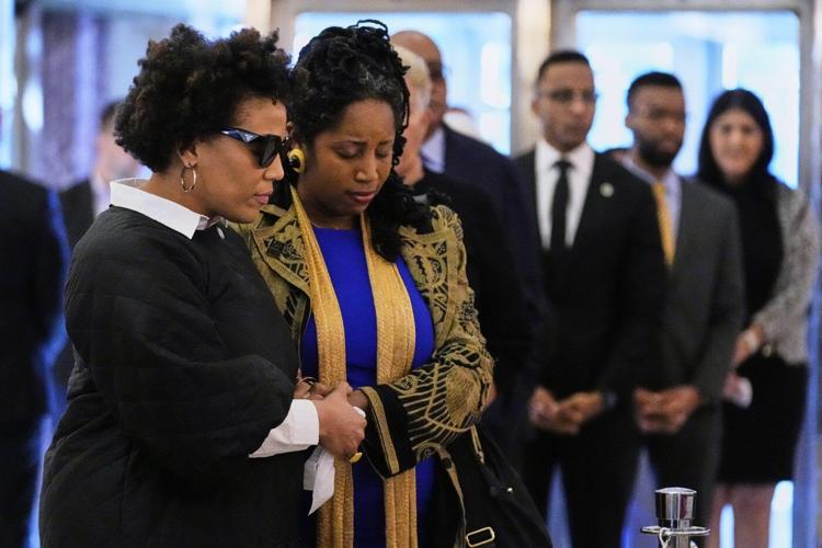 The late US Rep. Sylvester Turner is honored by mourners as he lies in state