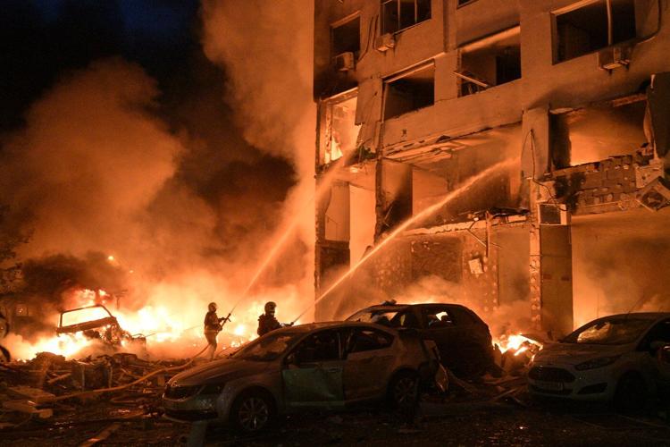 Russian missile and drone attack on Ukraine's capital kills at least 7