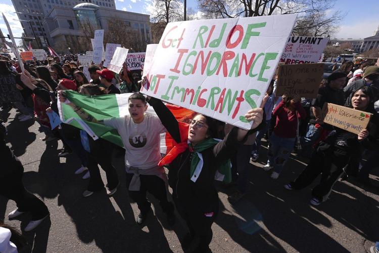 Protesters in cities across the US rally against Trump's policies, Project 2025 and Elon Musk