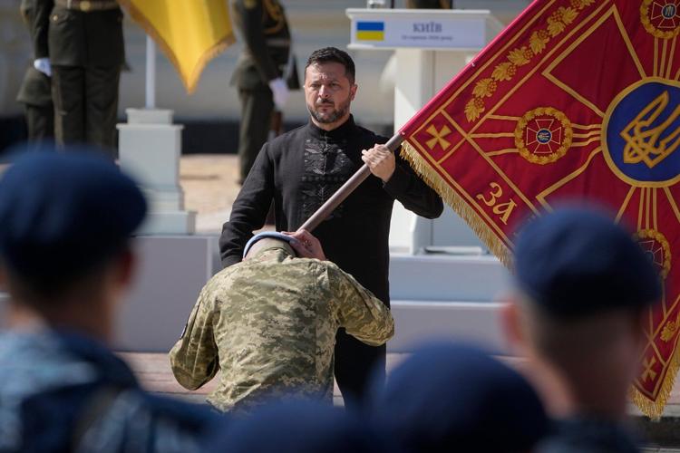 European leaders mark Ukraine’s 35th Independence Day as Russian invasion pushes on