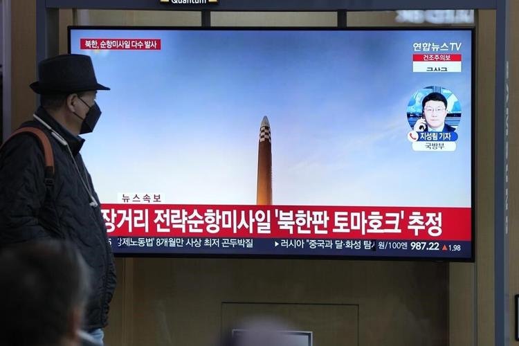 South Korea says North Korea test-fires cruise missiles