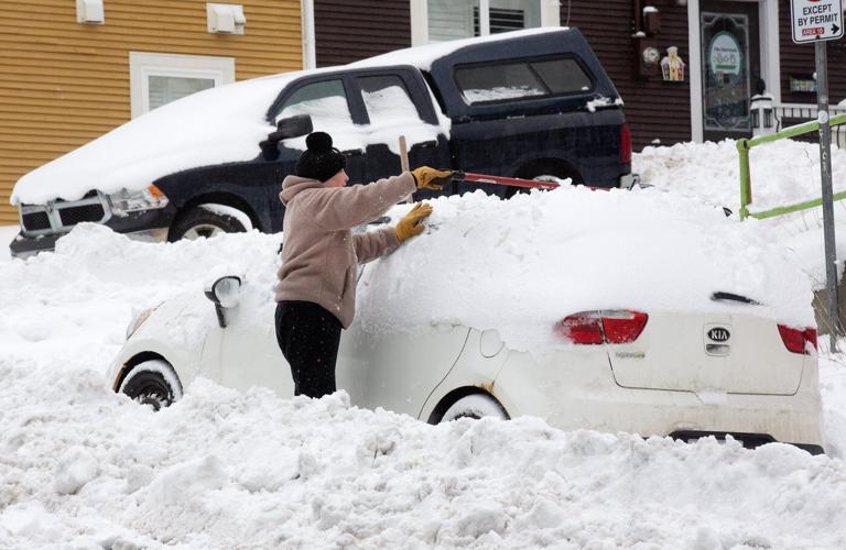 Parts of Atlantic Canada once again pummeled by winter storm