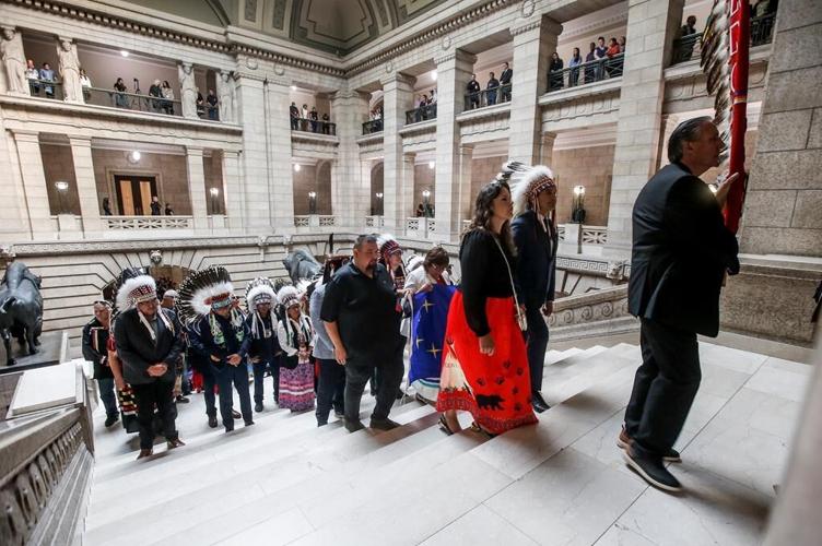 Manitoba grand chief's death marked with ceremonies, mourners attend legislature